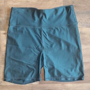 Fabletics Women's Deep Teal Bike Shorts